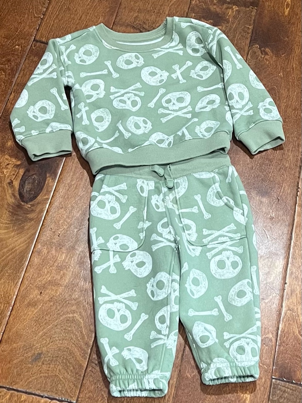 Cat & Jack Light Sage Green Baby Sweatshirt 12 month